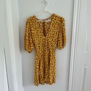 Faithfull the Brand Floral Mini Dress